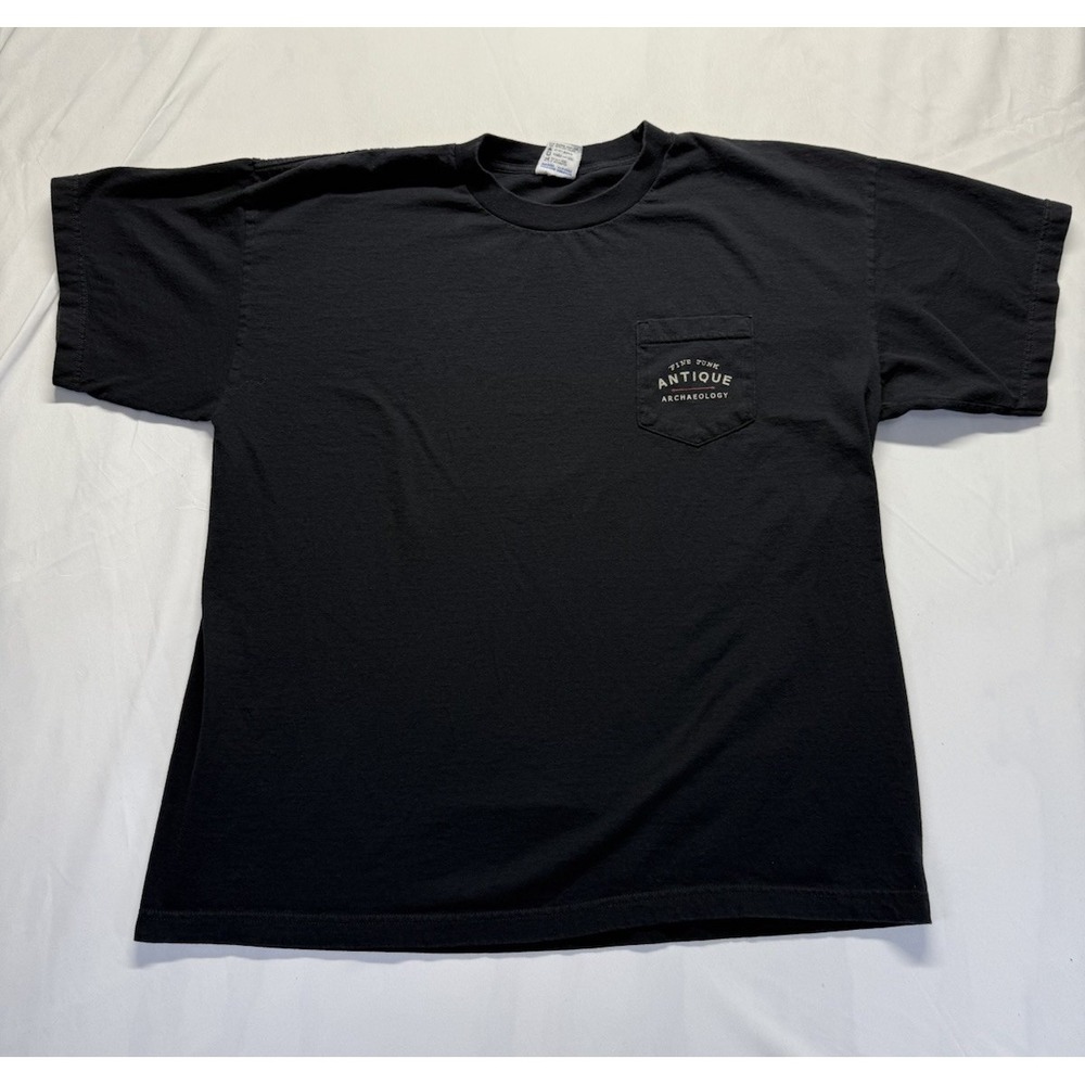 Vintage Five JUNK Respect‎ the Rush Pocket T-shirt black USA made Large Tee